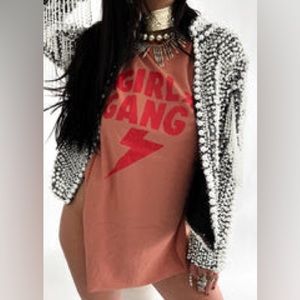 Pebby Forevee Side Slit Girl Gang Tee